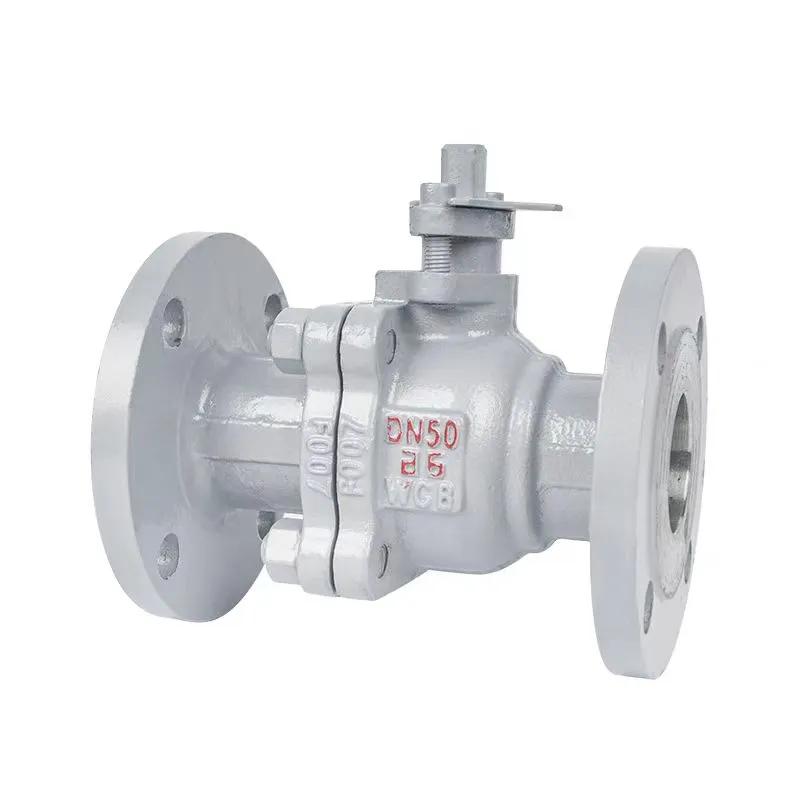Cast chuma flange mpira valve